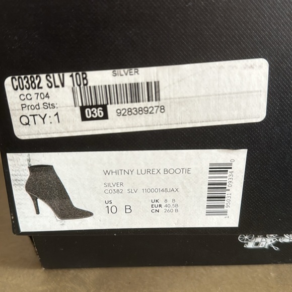 Coach Whitney lurex bootie new in box size 10 - Picture 2 of 3